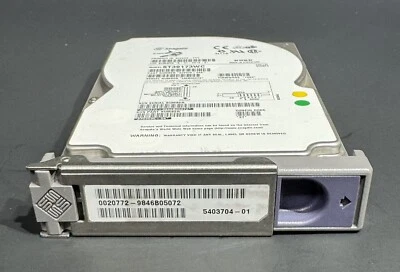 Sun 540-3704 9.1GB 3.5" 7200 RPM Single Ended Ultra-1 SCSI 80PIN HDD w/SPUD Bkt. - Image 1 of 4