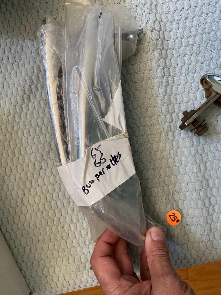 PARAGOLPES DELANTERO MUSTANG 1965-1966 CROMADOS (PAR) Foto 1 de 1