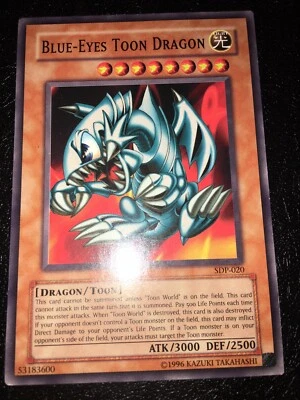 YuGiOh Blue Eyes Toon Dragon SDP-020 53183600 Pegasus Starter Deck - Image 1 of 4