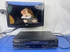 Panasonic Omnivision PV-V4530S VCR 4-Head VHS Player With AV Cables