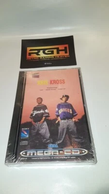 KRISS KROSS SEGA MEGA CD GAME RARE EURO RELEASE VARIANT BRAND NEW SEALED - Image 1 of 4