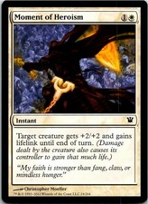 Moment Of Heroism Magic The Gathering Innistrad Card Light Play X1