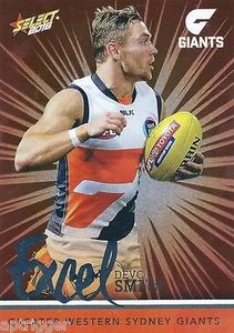 2016 Select Footy Stars Excel Parallel (EP111) Devon SMITH GWS - Picture 1 of 1