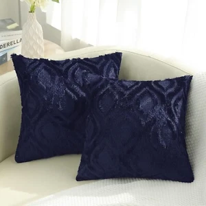 Fundas de almohada decorativas 18x18, fundas de almohada de felpa suave de lana sintética sofá - Imagen 1 de 5