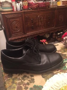 Bostonian Black Leather Dress or Casual Shoes Men's Size 10M - Picture 1 of 9