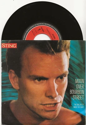STING MOON OVER BOURBON STREET RARE SINGLE FROM SPAIN - Image 1 of 2