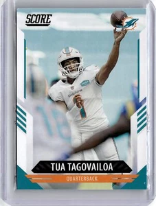 2021 Panini Score White Rookie Tua Tagovailoa Rookie Miami Dolphins #28 - Picture 1 of 2