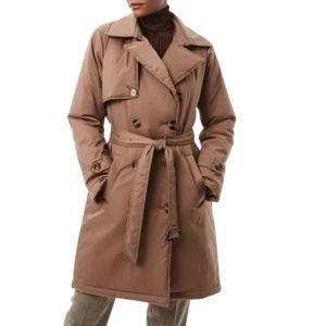 NWT BERNARDO Belted Water Resistant Puffer Trench Coat Women’s Size XL - Picture 1 of 19