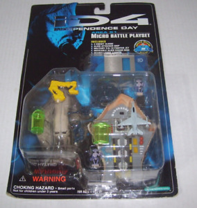 Vintage 1996 ID4 Independence Day Area 51 Micro Battle Playset Sealed NEW