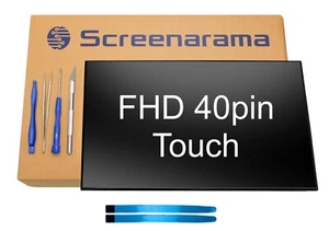 LP156WFD(SP)(H2) LP156WFD-SPH2 FHD 40pin LED LCD Touch Screen SCREENARAMA * FAST - Picture 1 of 8
