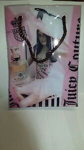 Juicy Couture Clear Pink Promo Bag 8" x 10" Rope Handles NEW