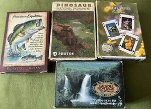 Vintage Complete Sets Decks of Cards in Package Set Of 4 - Picture 1 of 2