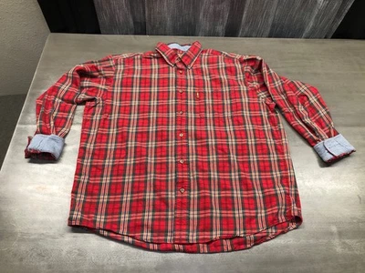 Camisa Bob Timberlake Manga Larga Con Botones Mackinstosh Cuadros Puños Abatibles XL Foto 1 de 4