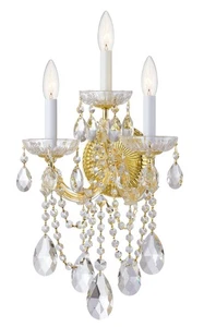 Crystorama Lighting Group 4423-CL-S Maria Theresa 3 Light 23" - Picture 1 of 3