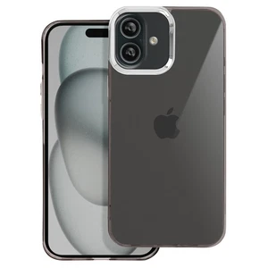 Avizar Case for iPhone 16 Soft Smoke Finish Metallic Camera Frame - Picture 1 of 5