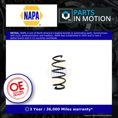 Coil Spring fits AUDI A3 8P1, 8PA 2.0D Front 03 to 13 Suspension NAPA Quality - Image 1 of 4