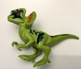 LEGO Jurassic World Bright Green Dilophosaurus Dinosaur from 75916 Dilo01