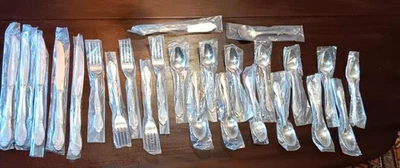 Rogers KENWOOD Korea 25 Piece Stainless Flatware Lot~~ "B” Monogrammed ~!! - Image 1 of 4