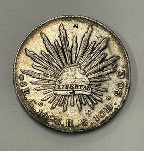 Mexico - 1896 GoRS Large Silver 8 Reales - Popular - Picture 1 of 5