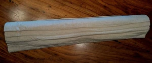 POTTERY BARN Belgian Flax Linen Blackout Roman Shade-Dark Flax-36x64"-OPEN BOX - Picture 1 of 5