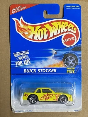 风火轮黄色别克 Stocker (1995) 美泰压铸玩具车 #472 — 第 1/2 张图片