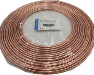 Copper Tubing Refrigeration Tube 1/4 OD X 100 FT ACR Copper Tubing - Picture 1 of 4