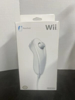 Nintendo Wii Nunchuk Controller RVLAFW1 USZ Brand New 2009 - Image 1 of 4