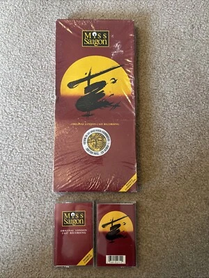 Miss Saigon Original London Cast SEALED Long Box Compact Disc CD & Cassette Tape - Image 1 of 4
