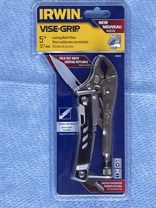 Multitool, Vise Grip, Irwin 5CR Locking Curved Jaw Multi-Pliers 5”, 1923456 - Picture 1 of 6