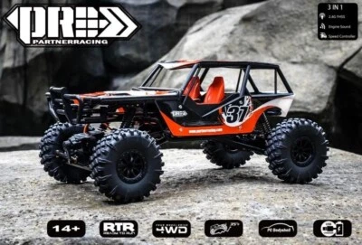 PRC 1/18 RC Car 4WD Rock Crawlers 4x4 Driving Car mini desktop Climbing car Remo - Image 1 of 4