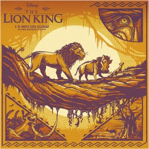 Walt Disney The Lion King Movie 16 Month 2020 Wall Calendar w/Wallpaper SEALED - Picture 1 of 2