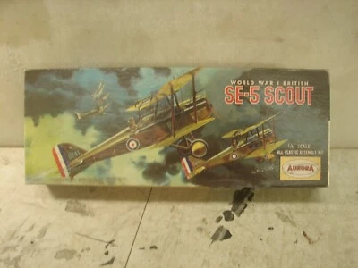 Aurora 1/48 World War One British SE-5 Scout. Complete - Image 1 of 2