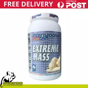 International Protein Extreme Mass Weight Gainer Vanilla Ice Cream 1.5kg - Picture 1 of 2