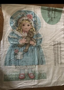 Vintage Petite Bebe Schneiden und Nähen Stoff Panel Stofftier Puppe Viktorianisch CRANSTON - Bild 1 von 7