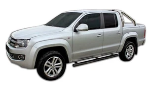 Trittbretter Schwellerrohre Für VW Amarok 2010-2016 / 2016-2022 ø 76mm V2A - Afbeelding 1 van 9