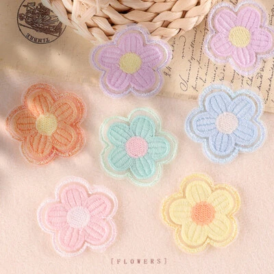 20PC Iron On Patches Floral Embroidered Lace Applique DIY Sewing Patch for Jeans - Image 1 of 4