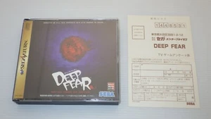Juegos de Sega Saturn SS ""Deep Fear"" PROBADO/S1389 - Imagen 1 de 4