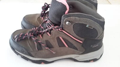 Botas impermeables Hi-Tec Gunnison Mid WP para mujer talla 9 marrón/rosa usadas Foto 1 de 4
