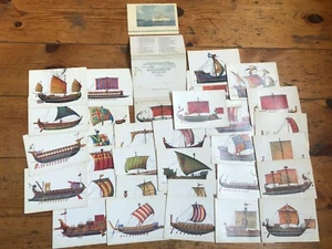Kompletter Satz Ansichtskarten aus der UdSSR zum Thema Schiffsgeschichte - Bild 1 von 7