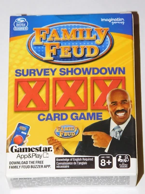 JUEGO DE CARTAS SPIN MASTER GAMES FAMILY FEUD SURVEY SHOWDOWN (Nuevo En Caja) Foto 1 de 2