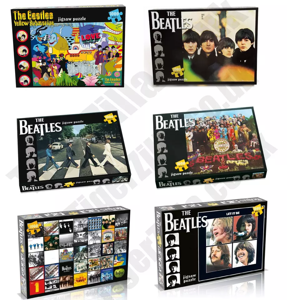 NEW Beatles Jigsaw Puzzles (1000 Piece) Let It Be Sgt Pepper Abbey Road - Image 1 of 1