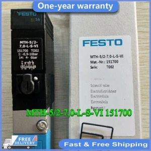  Envío rápido 1 pieza nueva válvula solenoide Festo MTH-5/2-7,0-L-S-VI 151700 - Imagen 1 de 1
