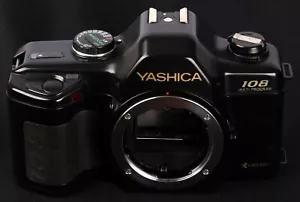 Yashica 108 Multi Program Motorized 35mm Film SLR Camera Body Only - For Repair! - Picture 1 of 10