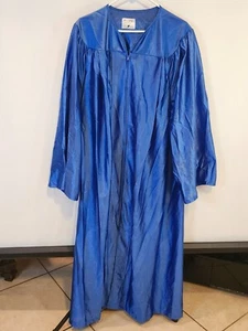 Blue Graduation Gown Herff Jones 5'5"-5’6” Halloween Costume Cosplay - Picture 1 of 3