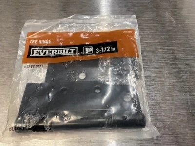 Everbilt Tee Hinge 3-1/2" Heavy Duty Black Finish 163286 - BUY MORE & SAVE 15%! - Image 1 of 2