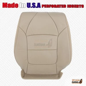 2002 2003 For Acura TL Type S - Front Driver Top Perforated Leather Cover Tan - Picture 1 of 8