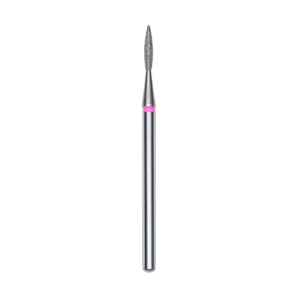 Staleks diamond nail drill bit, flame, red, head 1.6 mm/ 8 mm -FA11R016/8 - Picture 1 of 2