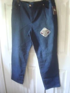 Damen Plus Denim Jeans Größe 18 W Durchschnitt Gloria Vanderbilt schmales Bein Neu mit Etikett - Bild 1 von 2