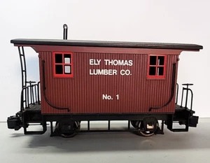 G SCALE Bachmann Big Haulers Ely Thomas Lumber No. 1 Caboose in Box 93127 - Picture 1 of 9