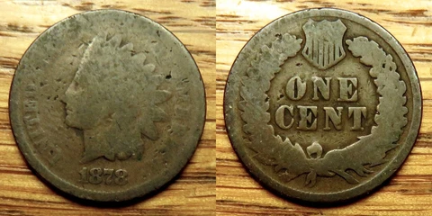 1878 Indian Head Cent__circulated__e Cover